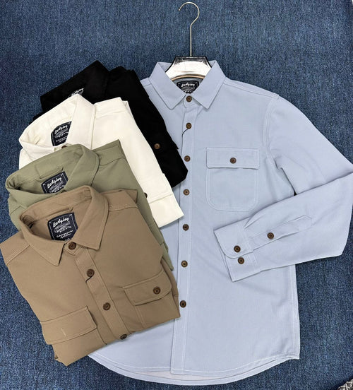 Chemise Homme Casual Premium à Manches Longues