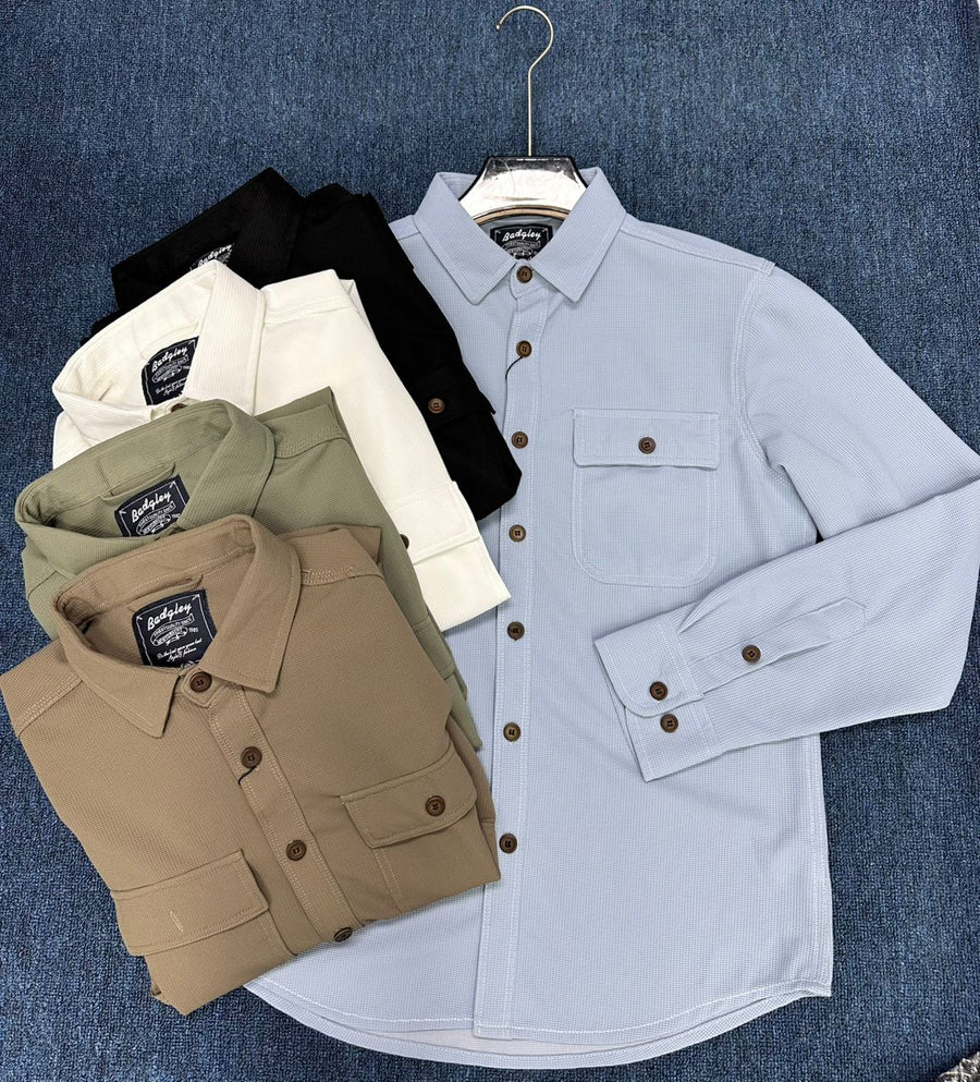 Chemise Homme Casual Premium à Manches Longues