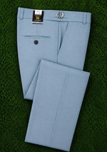 Pantalon Habillé Homme Coupe Classique – Taille à Boucle Décorative