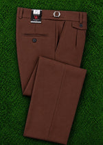 Pantalon Habillé Homme Coupe Classique – Taille à Boucle Décorative