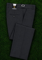 Pantalon Habillé Homme Coupe Classique – Taille à Boucle Décorative