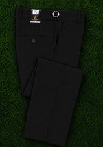 Pantalon Habillé Homme Coupe Classique – Taille à Boucle Décorative