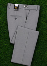 Pantalon Habillé Homme Coupe Classique – Taille à Boucle Décorative