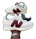 New Balance 327 – Blanc / Gris / Rose / Rouge
